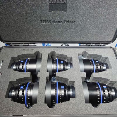 Zeiss Nano Prime 六鏡組：18、24、35、50、75、100mm 原生 E-Mount Cinema Lenses